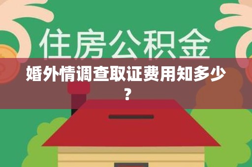 崇义婚外情调查取证费用知多少？