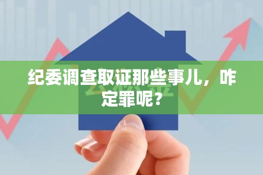 崇义纪委调查取证那些事儿，咋定罪呢？