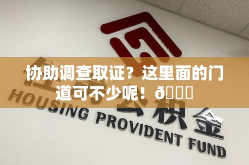 崇义协助调查取证？这里面的门道可不少呢！😎