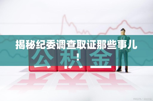 崇义揭秘纪委调查取证那些事儿！